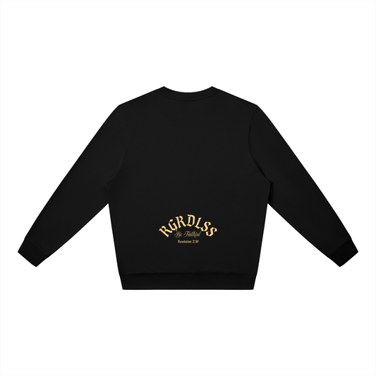 Faith Over Proof Crewneck — Calligraphy